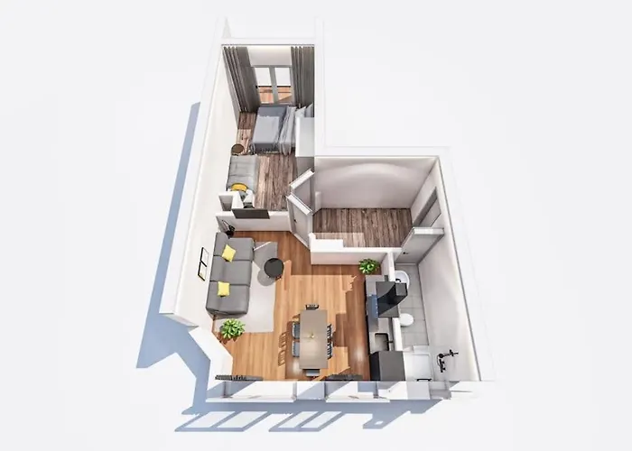 Cosy 2-Room Apartment In Urban Location